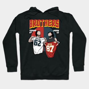 Kelce Brothers Comic Style Hoodie